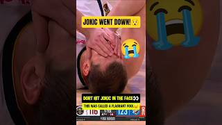 Йокич упал так, будто его подстрелили снайпером😭