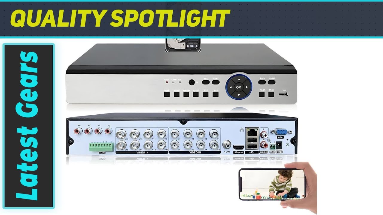Dvr Complete Setup reviewEvertech 16 Channel 4TB H.265 5MP DVR for Ultimate Surveillance ...