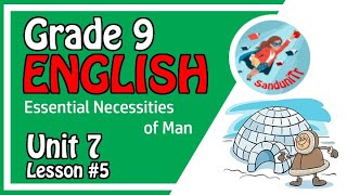 Grade 9 English Language [ Unit 7--Lesson 05]  🇱🇰🏕️🏗⛺☔