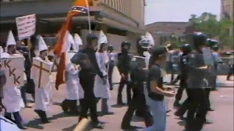 Ku Klux Klan march in San Antonio, Texas (June 26, 1983)