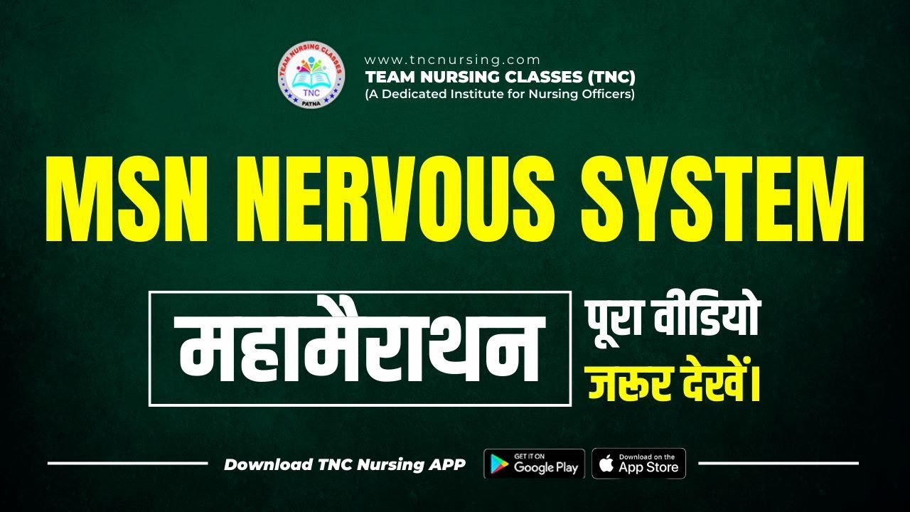NORCET 6.0 || महामैराथन Complete Nervous system  ||  NORCET | ESIC || KGMU 
