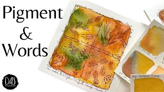 When watercolor meets journaling - Easy wet-in-wet fun with an inspirational twist