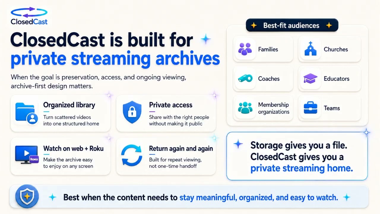 Private video hosting: choosing the right platform