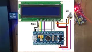 ч3 подключаем LCD дисплей 1602 к STM32F103C8T6 в среде STM32CubeIDE , и пишем простую программу