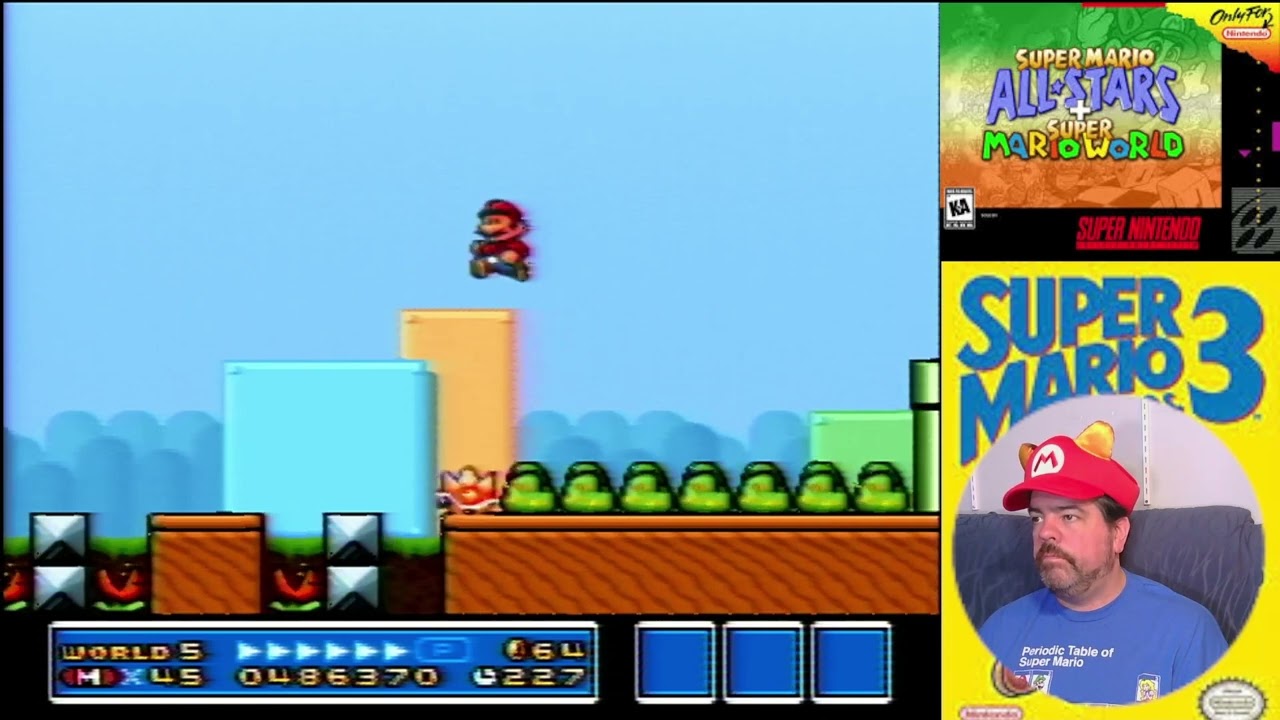 Super Mario All-Stars (SNES) - Super Mario Bros. 3 - World 5-3