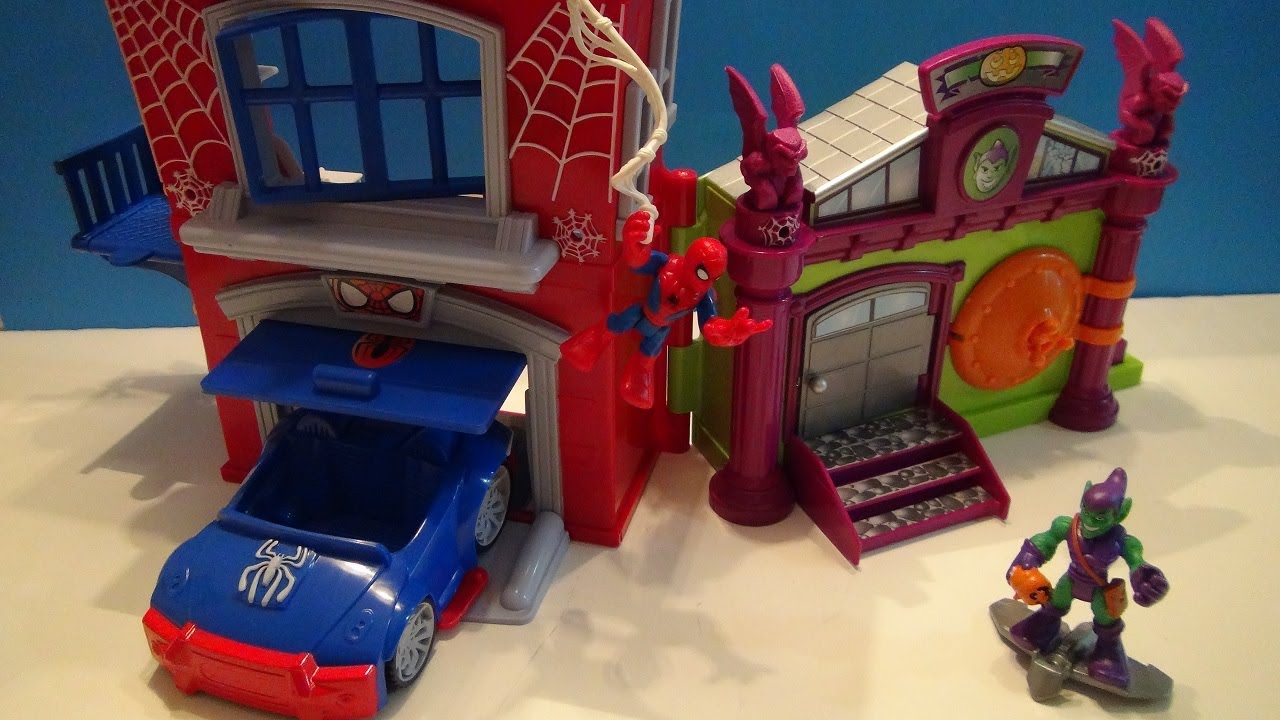 spider man house toy