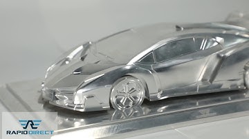 CNC Machined Lamborghini Sports Car Model - RapidDirect