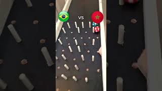 Marble Race - FIFA World Cup 2026 - Brazil vs Morocco 🇧🇷🇲🇦
