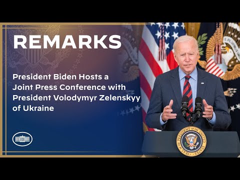 President Biden Hosts a Joint Press Conference with President Volodymyr Zelenskyy of Ukraine