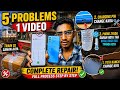1 Din Me 5 Mobile Problems Fix 😱 | Tuta Kanch, Charging Pin, Over Heating Solution!"
