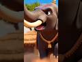 குட்டி ஆனைக்கு கொம்பு முளைச்சுதாம் 🐘😄 | Funny Elephant Baby | Tamil Kids Rhymes #Shorts