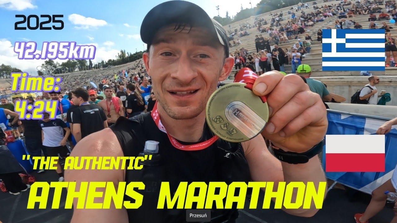Athens Marathon 2025 - "The Authentic" Full Race | Treadmill | GoPro