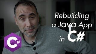 Rebuilding a Java App in C# .Net