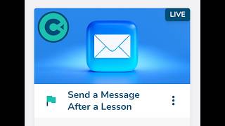 How to Send a Message AFTER Lesson Completion