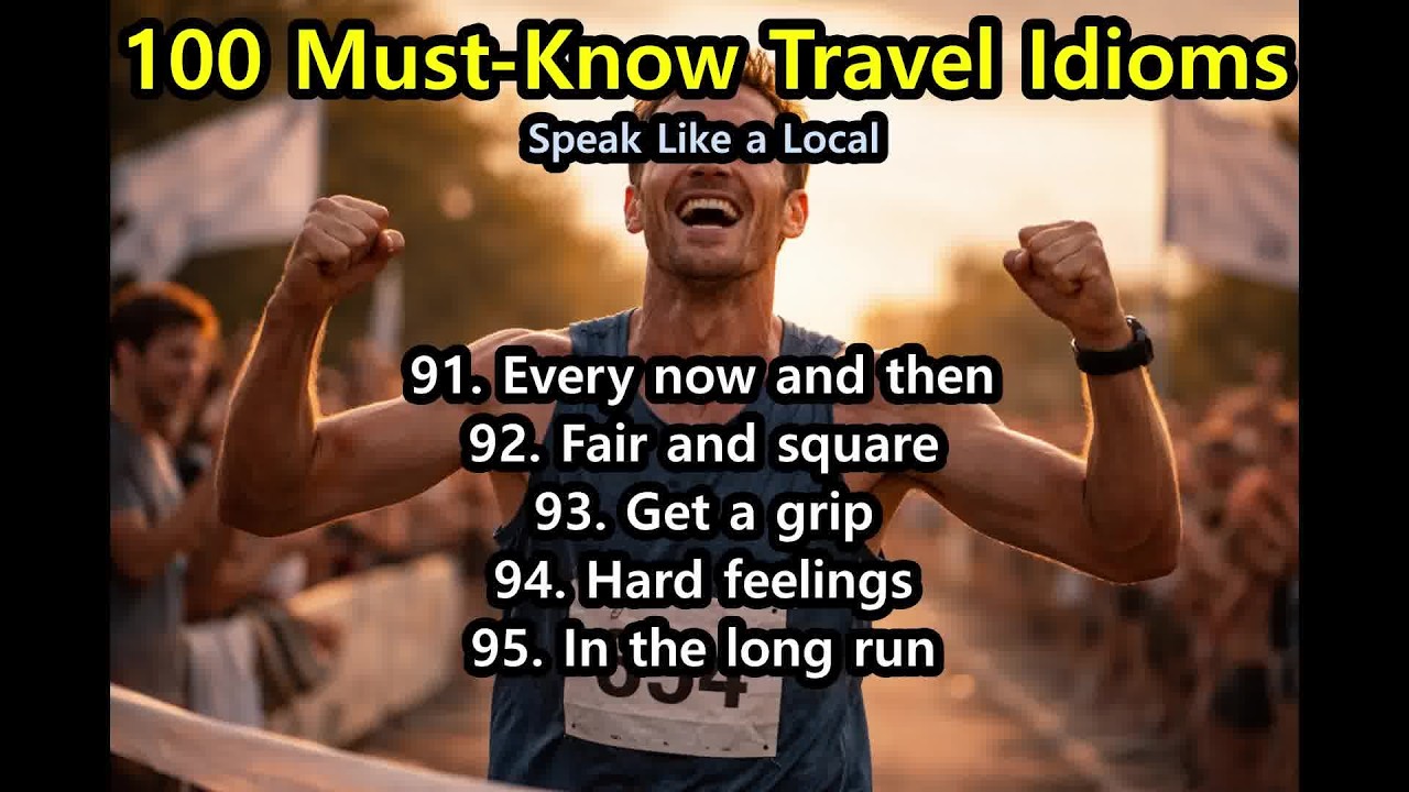 필수 여행 숙어 100선: #91 - #95