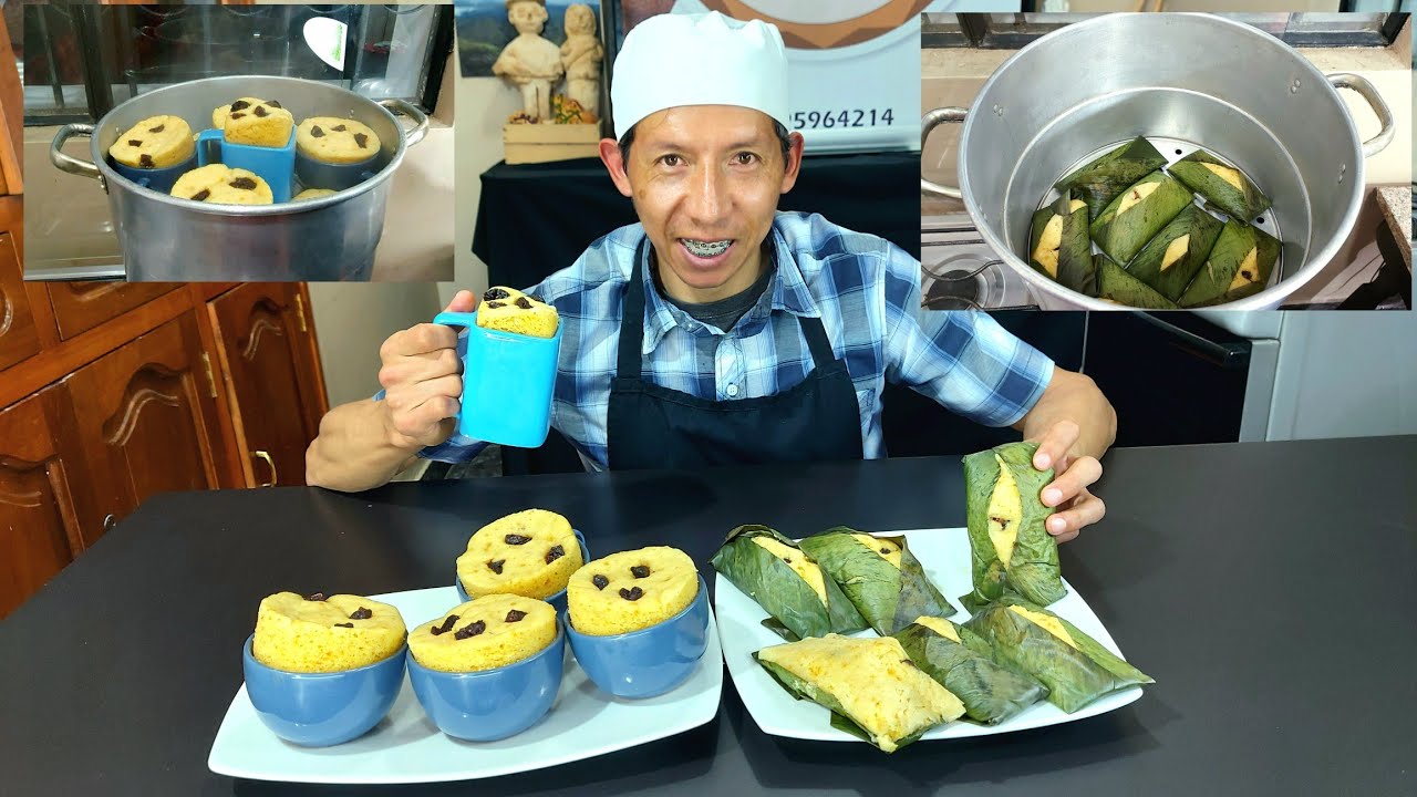 Quimbolitos con Harina de maíz Ecuador (con el toque de Luis)