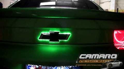 2010-13 Chevrolet Camaro Synergy Green Lighting Installation by Advanced Automotive Concepts