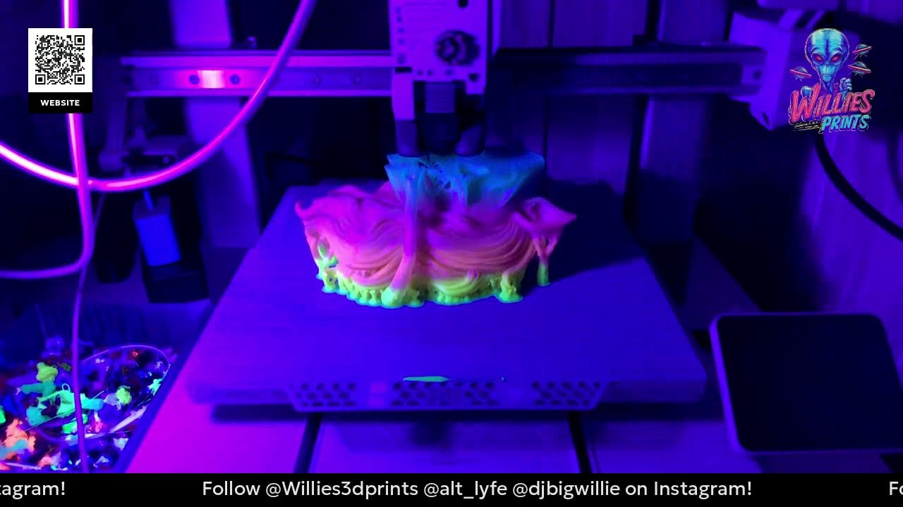 UV Unicorn Skull #3D