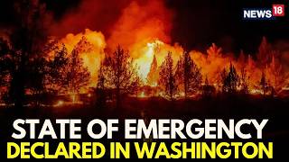 Washington Wildfires LIVE | Emergency Declared; Thousands Evacuate As Spokane Fires Spread | N18G