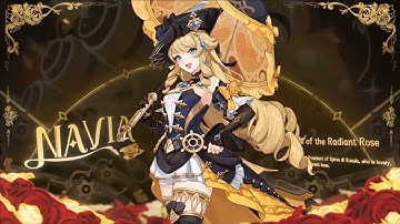 How to NUKE Any Boss With NAVIA!! C0 NAVIA Nuke Showcase !! Genshin Impact