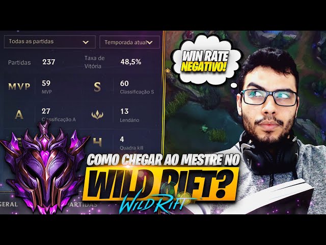 Wild Rift Conta Mestre High Win Rate - League of Legends: Wild