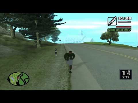 GTA San Andreas. Прохождение: Побей петуха / Триатлон (Лос-Сантос, Санта-Мария).