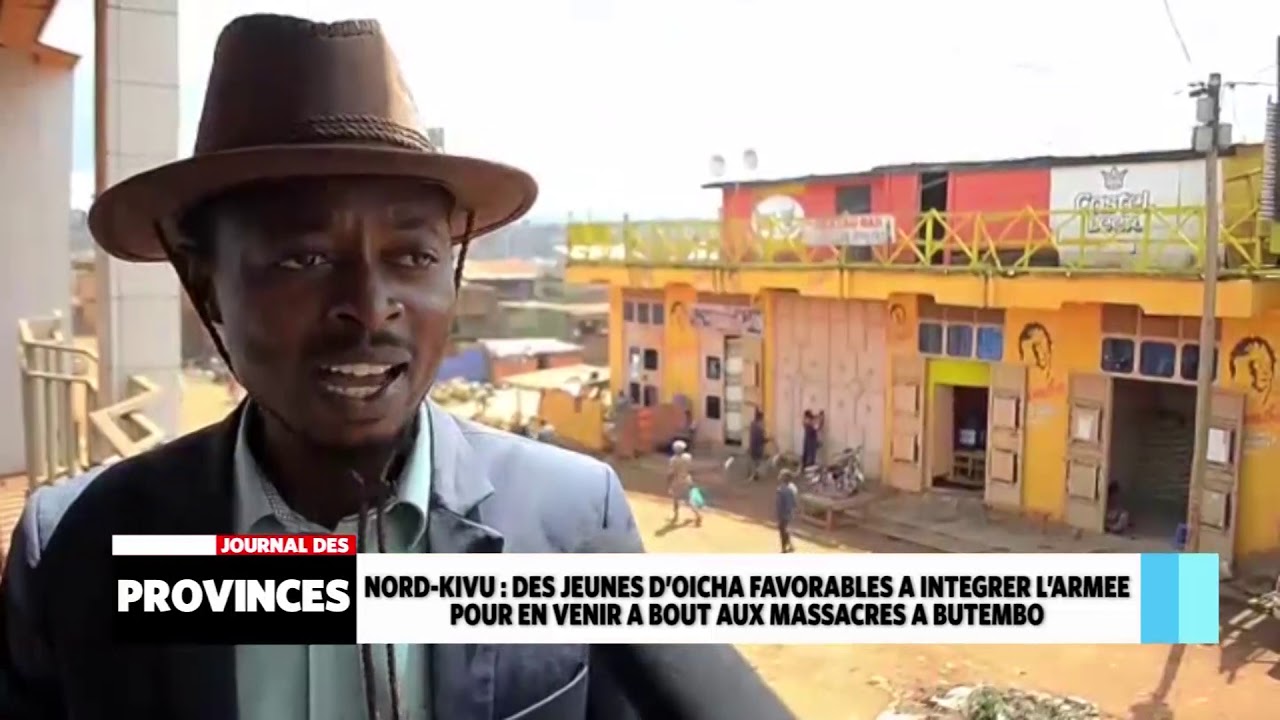 N-Kivu:Des jeunes d’Oicha favorables à intégrer l’armée pour en venir à bout aux massacres à Butembo