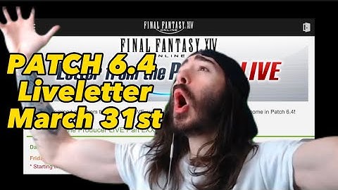 Final Fantasy 14 Patch 6.4 Liveletter details!!!