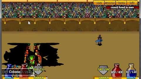 Swords and Sandals 2 - Huge glitch