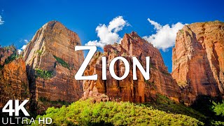 Zion National Park 4K Ultra HD - Stunning Footage Zion, Scenic Relaxation Film with Calming Music