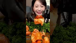 Mukbang ASMR Seafood & Mushromms Boil ? Enoki Mushrooms Shrimp Abalone Tteokbboki Recipe 3 cut