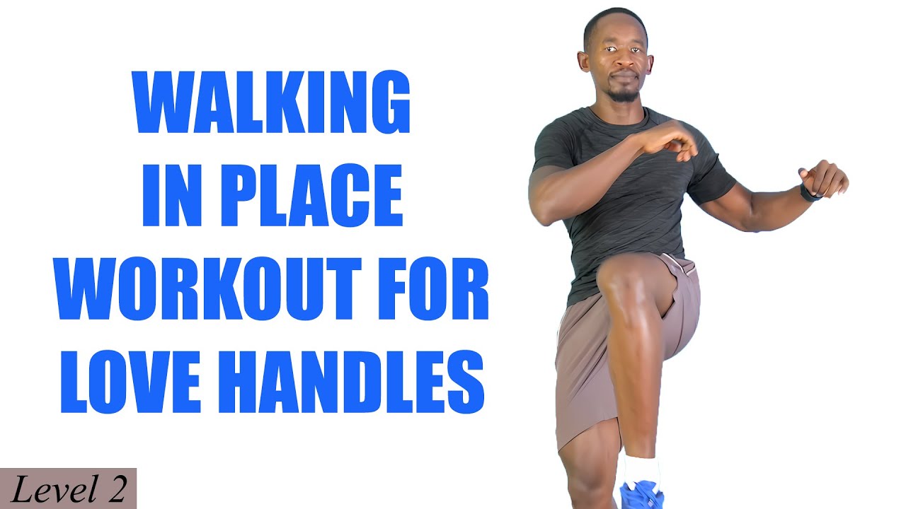 20-Minute LOVE HANDLES Walking In Place Workout - Get a Slimmer