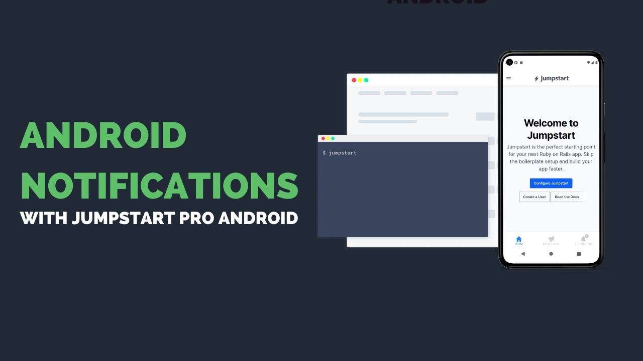 Jumpstart Pro Android Building a Notification YouTube