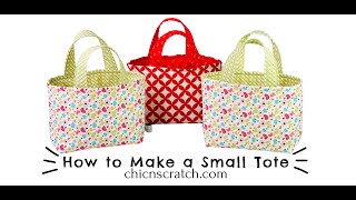 How to make a Small Tote Bag