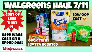 WALGREENS HAUL/Tons of Ibotta rebates/ LOW OUT OF POCKET ?/ Money makers Learn Walgreens couponing