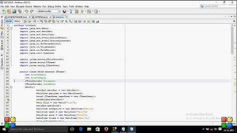 HOW TO MAKE NOTEPAD IN JAVA WITH NETBEANS IDE