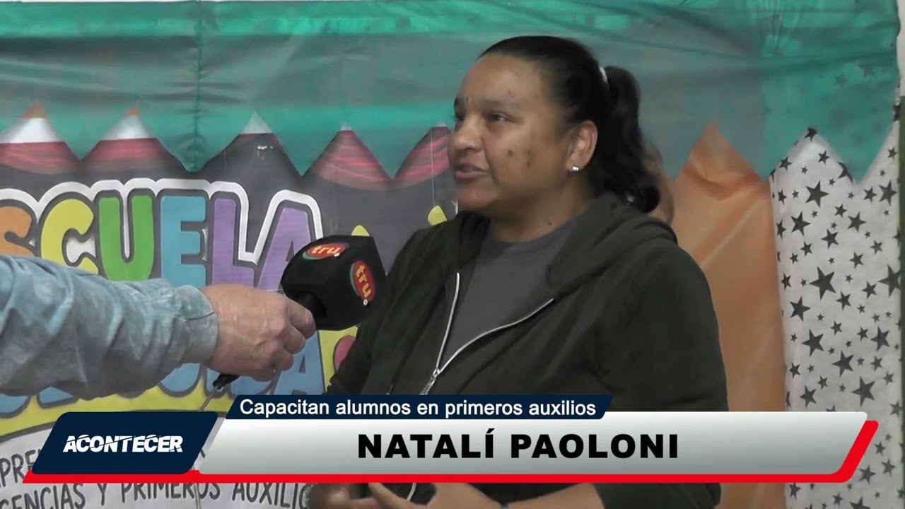 Marcos Juárez: Capacitan alumnos de la Escuela Mariano Moreno en primero auxilios