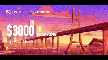 ONTO x cBridge Cross-chain Bridging Campaign Tutorial
