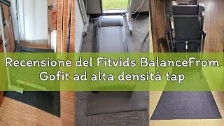 Recensione del Fitvids BalanceFrom Gofit ad alta densità tapis roulant, cyclette Equipment Mat, 3-fe