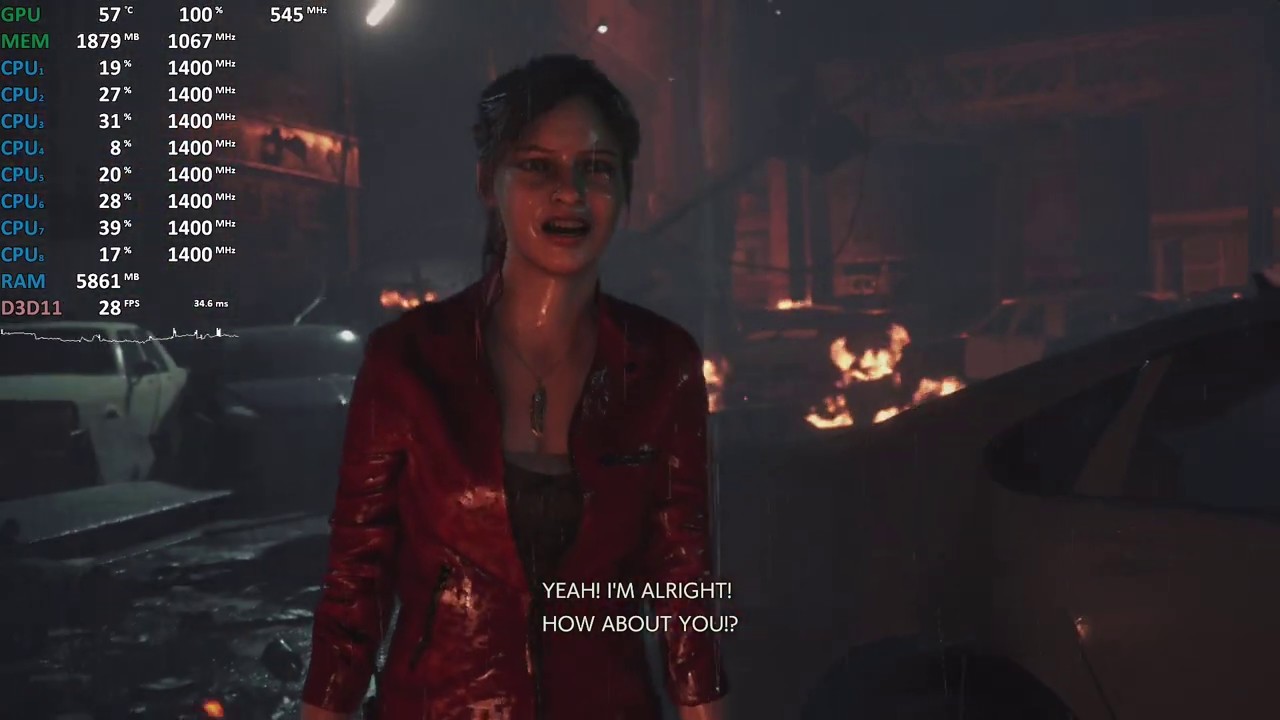 AMD Ryzen 7 3700U Test - Resident Evil 2 - Gamplay Benchmark - YouTube