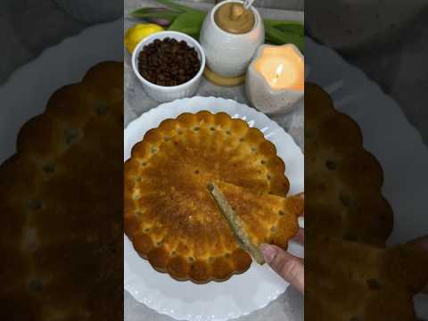 Пышный манник 😋 Рецепт в комментариях 👌 #манник #манка #манникнакефире