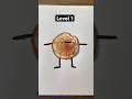 I’m a Pancake Drawing of each Level #art #drawing #levelup #illustration #shorts