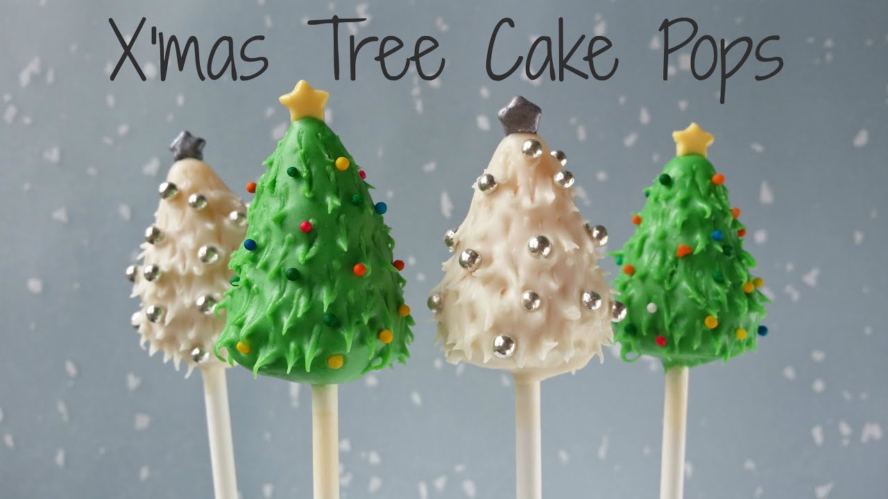 Two Ways To Make X Mas Tree Cake Pops è–èª•æ¨¹cake Pop Youtube