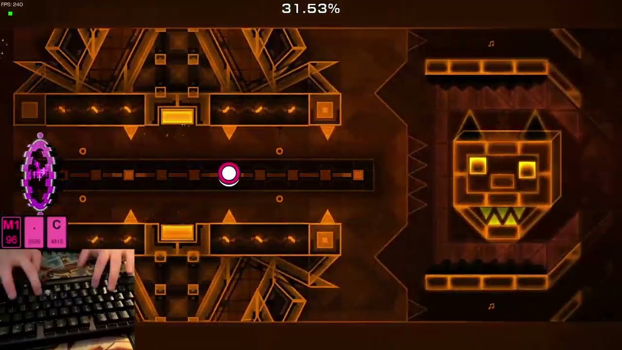 WOBBLING MACHINE mid gameplay