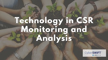 Technology in CSR Monitoring and Analysis Webinar