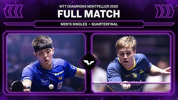 FULL MATCH | Dang Qiu vs Truls Moregard | MS QF | #WTTMontpellier 2025
