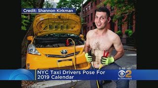Cabbies Pose For 2019 NYC Taxi Calendar