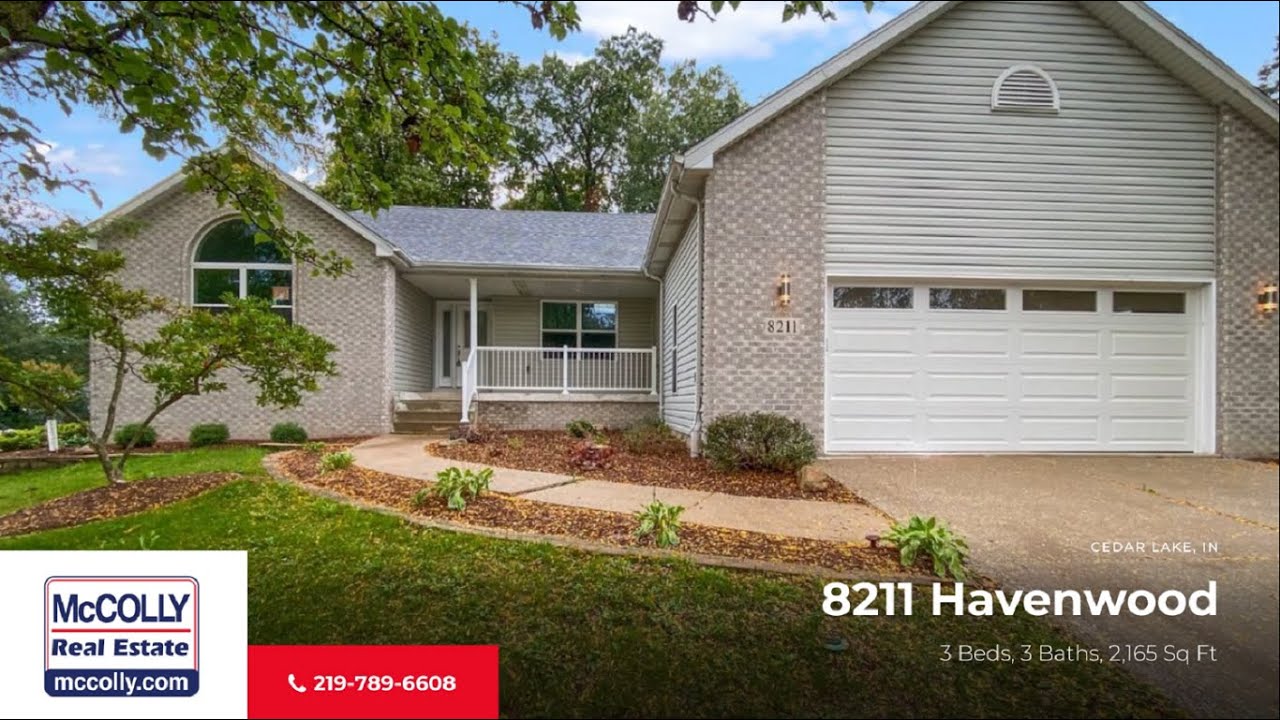 8211 Havenwood, Cedar Lake, IN MLS 539420 McColly YouTube