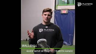 Training Drill | Wallball Drill (Quick move in traffic) with TD Ierlan