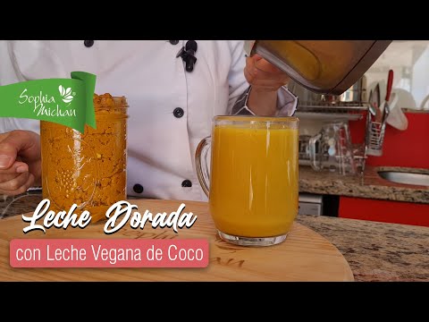 Leche Dorada (con Leche Vegana de Coco) - Súper SENCILLA de preparar